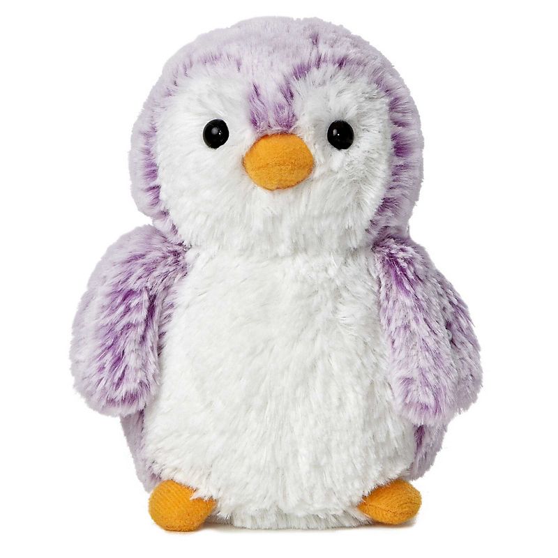 Aurora PomPom Penguin 6" Brights Purple Stuffed Animal, 1 of 5