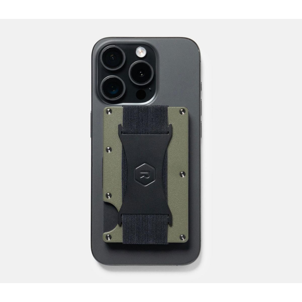 Ridge Wallet for Magsafe - Matte Olive - Cash Strap - thumbnail 6