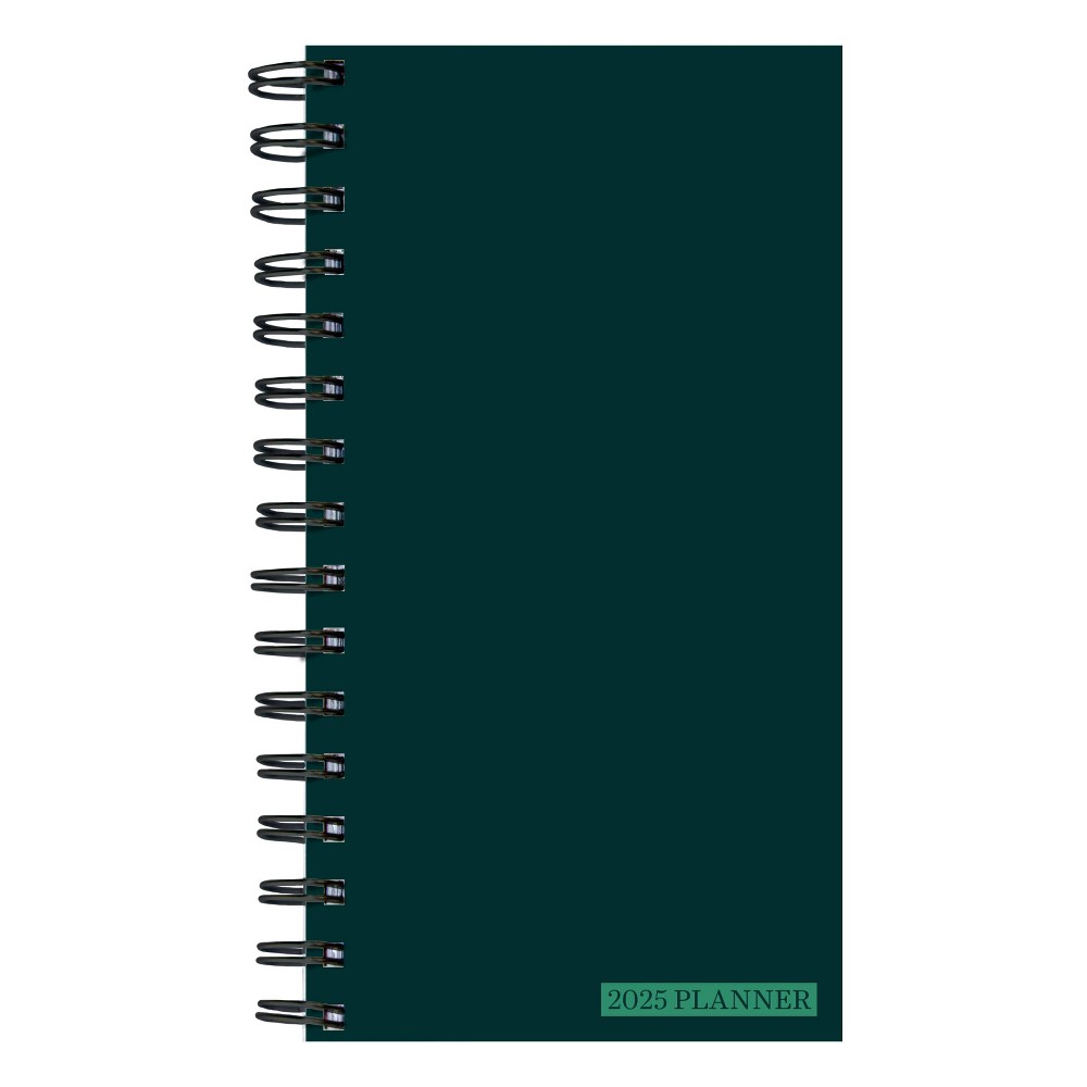 TF Publishing 2025 Weekly/Monthly Planner 6.5x3.5 Deep Jade