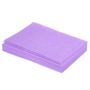 Unique Bargains Polyester Soft Home Handcrafts Project DIY Felt Fabric Sheets 24 Pcs - 1 of 4