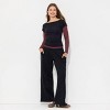Women's Long Sleeve Layered Top - Wild Fable™ - 3 of 4