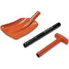 Lifeline Aluminum Sport Utility Shovel – 3-Piece Collapsible Snow Shovel for Car, Camping, Hiking & Outdoor Safety - 2 of 3