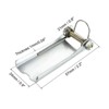 Unique Bargains Towing Receiver Hitch for Clevis Trailer Replacement Hooks Latch Silver Tone 2 Pcs - 2 of 4