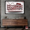Notoriart Sneakerhead Red Wall Art Unframed - 2 of 4