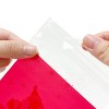 Wrapables Transparent Self-Adhesive 4" x 4" Candy and Cookie Bags, Favor Treat Bags for Parties and Wedding (200pcs), Snow Falling & Santa - 3 of 4