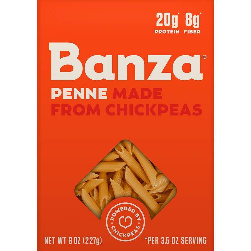 Banza Gluten Free Chickpea Penne - 8oz, 1 of 8