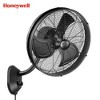 Mule Outdoor Wall Mount Oscillating Wet Rated Fan, Strong Airflow, 3 Speeds, 300 Degree Oscillation, 8 Foot Corded Electric, Matte Black - 2 of 4