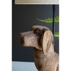 Wooden Dog Table Lamp with Fabric Shade – 35.5" Tall by Kalalou - 3 of 3