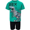 Funstuff Dinosaur Animal Video Game Astronaut Truck Athletic Truck T-Shirt & Mesh Shorts Outfit Toddler to Little Kid - 2 of 4