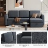Yaheetech Convertible L-Shaped Sofa Bed with Chaise & USB & Type-C Ports - 4 of 4