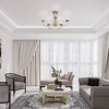 Livex Lighting Estate 5 - Light Semi-Flush Mount in  Antique Brass - 2 of 4