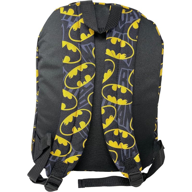 DC Comics Batman Logo 16 Inch Backpack, 2 of 4