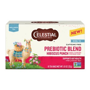 Celestial Seasonings Prebiotic Blend Berry Hibiscus Herbal Tea