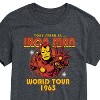 Men's - Marvel - Iron Man Band Tee Style Short Sleeve Graphic T-Shirt - 2 of 4