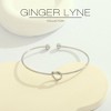 Love Knot Bracelet for Women or Men by Ginger Lyne Bridal Party Gifts Large Adjustable Bangle - 2 of 4
