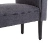NicBex Modern 52" Bench Linen Upholstered Ottoman Bench with Armrests for Bedroom and Entryway - 4 of 4
