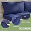 EAGLE PEAK Coastal Vista Curved Outdoor Wicker Sofa with Cushions, Patio Furniture Sets Outdoor Sectional Patio Conversation Set - 3 of 4