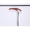 REGALWOVEN 2 Pcs Bra and Belt Hangers, Wood Space Save Durable Clothes Hangers 8 Hooks - 4 of 4