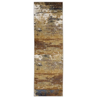 Oriental Weavers Caravan 8020X Gold/ Brown Indoor Area Rug - 2'3" x 7'6"