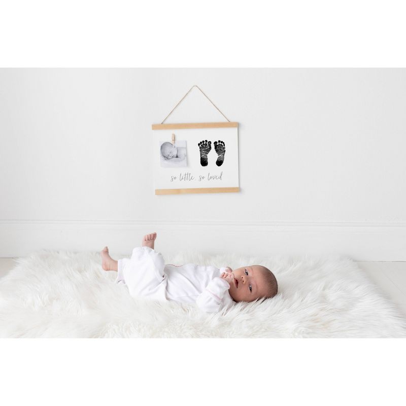 Pearhead Wooden Babyprints Wall Picture Frame, 4 of 7