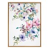 28" x 38" Sylvie Ink Wash Floral Framed Canvas by Emma Daisy Natural - Kate & Laurel All Things Decor - 2 of 4
