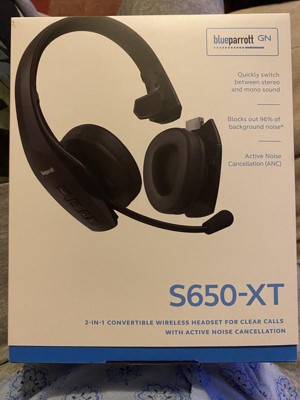 Blueparrott S650-xt Wireless Bluetooth Noise Cancelling Headset, 36hrs  Battery : Target