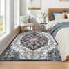 Vintage Printed Carpet, Soft Non Slip Low Pile Foldable Indoor Rug - 3 of 4