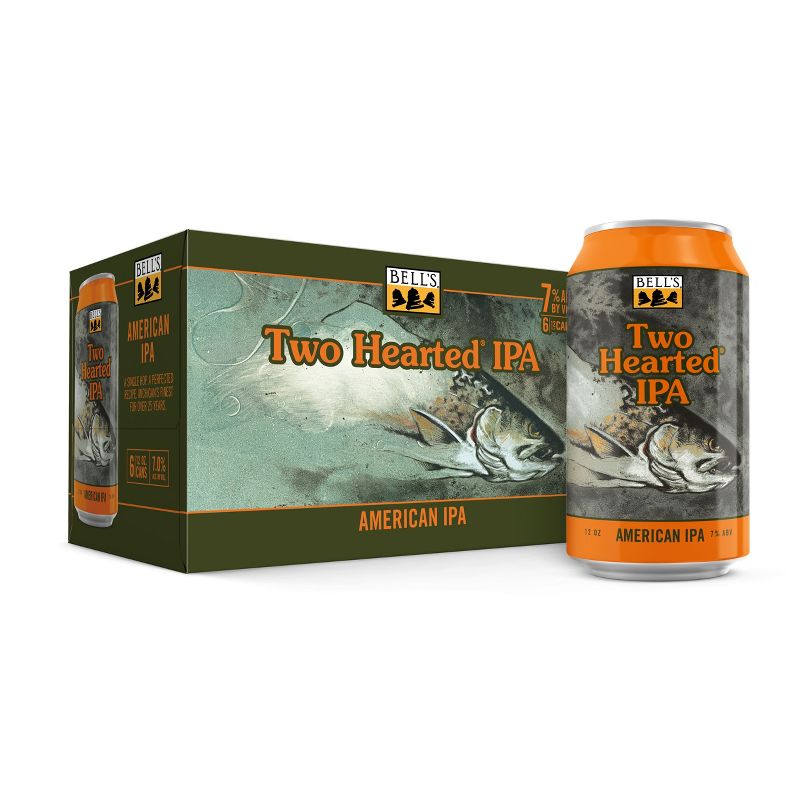 Bell&#39;s Two Hearted Ale IPA Beer - 6pk/12 fl oz Cans, 1 of 9