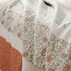 Sapphtopaz 6-Piece Cotton Percale Quilt Set, Cottage Shabby Chic Bedding with Reversible Design, Shams & Decorative Pillows, OEKO-TEX Certified - 3 of 4
