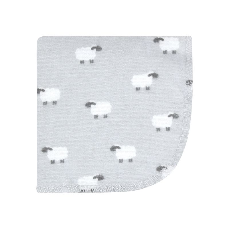 Hudson Baby Flannel Cotton Washcloths, Cute Farm 10 Pack, One Size, 4 of 8