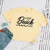 Simply Sage Market Women's Livin' The Beach Life Short Sleeve Relaxed Fit Cropped Graphic Tee - 3 of 3