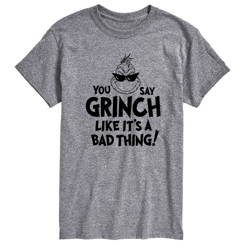 Men's - Dr. Seuss - The Grinch You Say Grinch Like It's A Bad Thing Short Sleeve Graphic T-Shirt - image 1 of 4