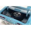 1969 Chevrolet Camaro Z/28 Carolina Blue with White and Black Vinyl Top Limited Ed 1/18 Diecast Model Car by ACME - 4 of 4