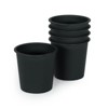 VisioGear 5PCS Round Nursery Plant Pot, 7.9" Width Garden Pots with Drainage Hole, Black, 7.9"*7.9"*6.7" - 2 of 4