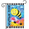 Briarwood Lane Spring Garden Flag 12x18 For Outdoor Bee Happy Bumblebee For Spring Garden Flag Flags For Outside - 2 of 4