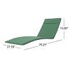 Salem Chaise Lounge Cushion - Christopher Knight Home - 2 of 4