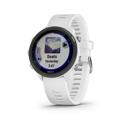 Garmin Forerunner 245 GPS Running Smartwatch with Music - White