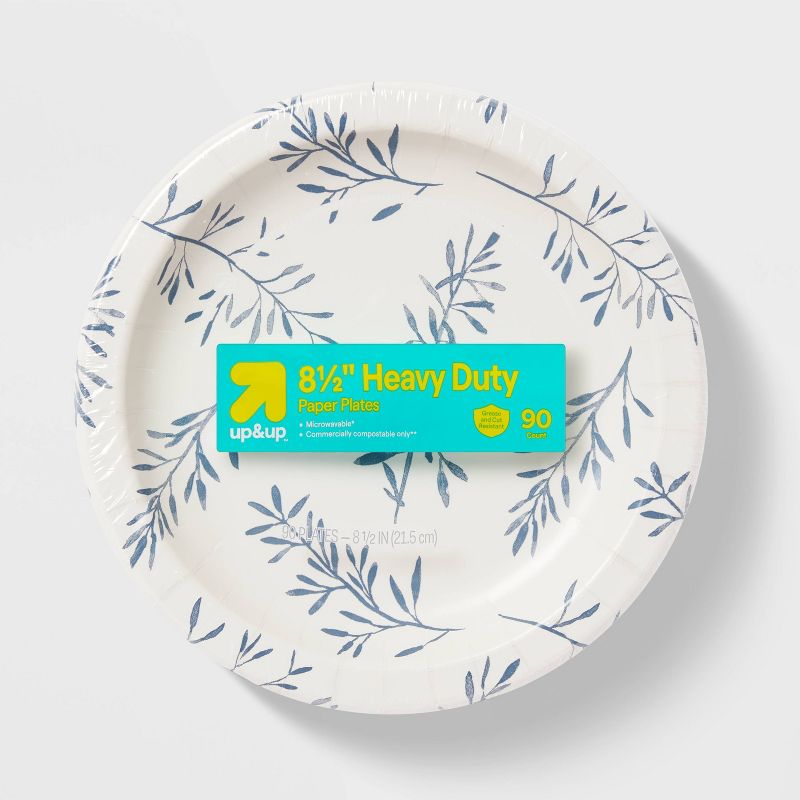 Textured Stripe Paper Plates - up & up™, 1 of 4