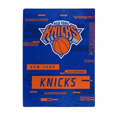 Nba New York Knicks Digitized 60 X 80 Raschel Throw Blanket : Target