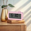 REGALWOVEN Battery Powered Triple Digital Temperature Alarm Clock 5.3 x 3.1 x 1.4 Inches - 2 of 4