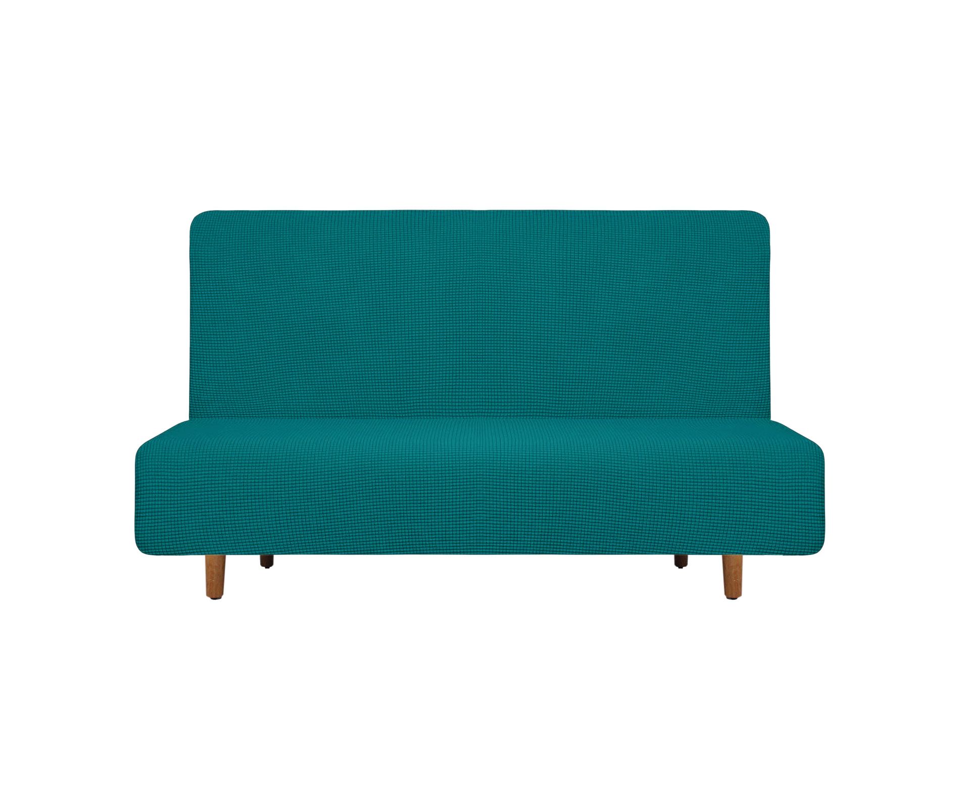 Unique Bargains Stretch Polyester Jacquard Scratch-Resistant Slipcovers 75"-83" Dark Green