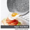 KOCH SYSTEME CS  8 Inch  Frying Pan with Nonstick Granite Coatings, Gray - 2 of 4