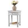 Classic Accents Cypress End Table White - Breighton Home: Rectangle, Rubberwood Top, MDF Frame, Spot Clean - image 3 of 4