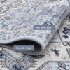 Washable Rugs Non-Slip Traditional Oriental Area Rug Floral Printed Low Pile Carpet  Stain-Resistant Vintage Accent Rug with TPR Backing - 4 of 4