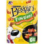Purina Beggin' Fun Size with Bacon & Cheese Chewy Dog Treats - 6oz