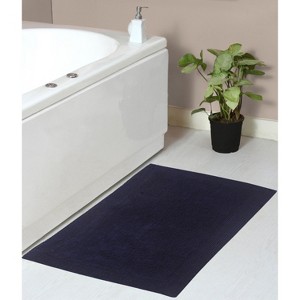 Home Weavers Luxury Collection 100% Cotton Tufted Bathroom Rug, Non-Slip Latex Bath Rug - 1 of 4