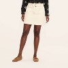 Women's Belted Mini A-Line Skirt - Woolrich x Target Cream - 2 of 4