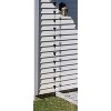 Good Directions 8.5' Modern Farmhouse Flouted Flower Aluminum Rain Chain - Black - 2 of 4