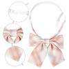 Elerevyo Women's Colorful Plaid Pretied Bow Ties with Elastic Band - 3 of 4