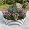 Lirago 89"L Large Rotundity Galvanized Raised Garden Bed Metal Planter Box for VegetablesFlowers Rust Proof Easy Assembly - 3 of 4